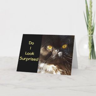 **50e BIRTHDAY HUMOR** VERWACHT HET NIET! Kaart