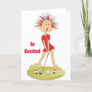 **50e BIRTHDAY-HUMOR VOOR GOLFER** Kaart