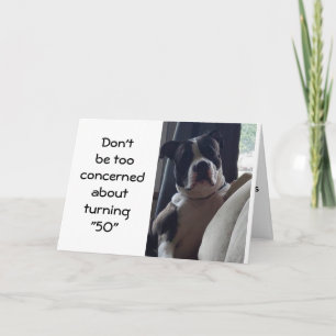 **50e BIRTHDAY-HUMOR** VOOR U Kaart