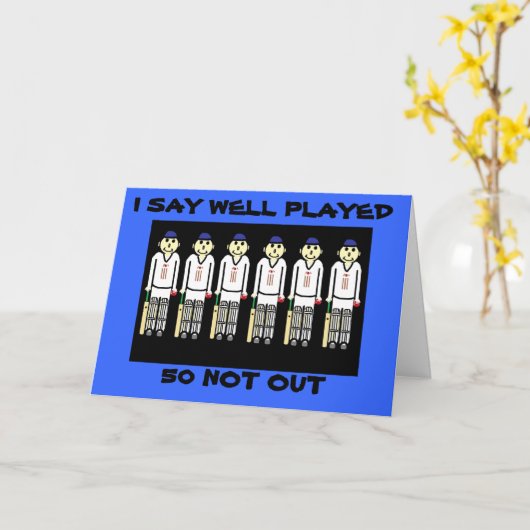 50E BIRTHDAY-KAART KAART (Gele Bloem)