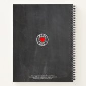 50e Birthday Party Guest Book Personalized | Notitieboek (Achterkant)