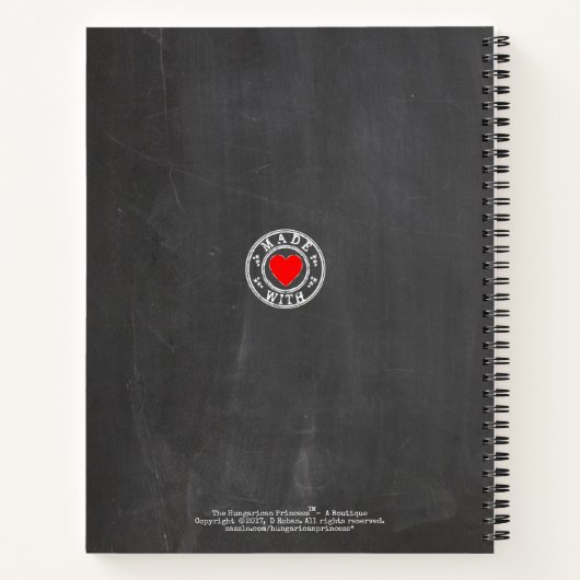 50e Birthday Party Guest Book Personalized | Notitieboek (Achterkant)