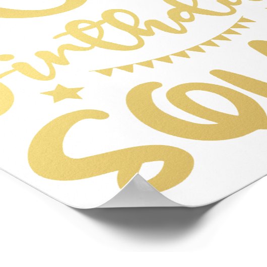 50e Birthday Squad 50 Party Crew Poster (Hoek)