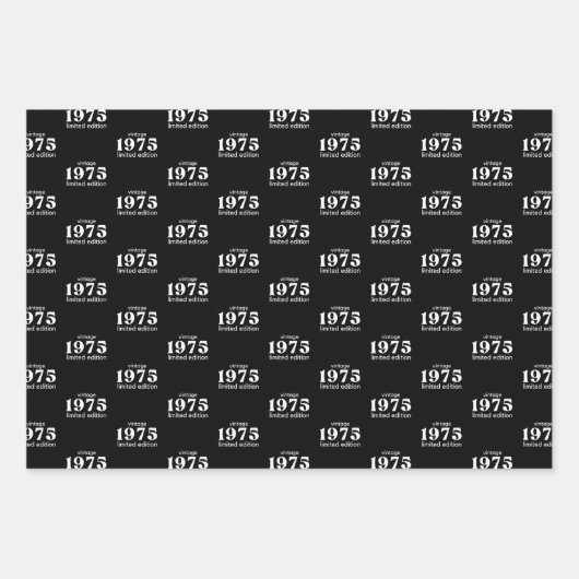 50e Birthday Wrapping Paper (Voorkant 3)