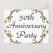 50e Briefkaart van de Partij van de Jubileum (Voorkant)