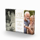 50e bruiloft Golden Jubileum 2 Fotoblokken (Rechts)