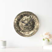 50e bruiloft Jubileum 1970 2020 Faux Gold Grote Klok (Huis)