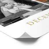 50e bruiloft Jubileum 2 foto welkom teken Poster (Hoek)