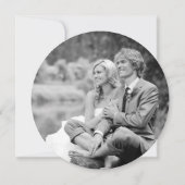 50e bruiloft Jubileum aangepaste foto rustiek hout Kaart (Achterkant)