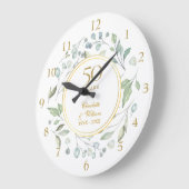 50e bruiloft Jubileum Bloemen groen Grote Klok (Hoek)