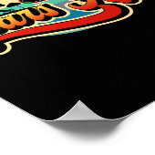 50e bruiloft Jubileum cruise Gehuwd 50 jaar Poster (Hoek)