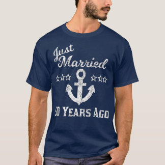 50e bruiloft Jubileum cruise Net getrouwd 50 T-shirt
