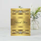 50e bruiloft Jubileum dank je kaart (Staand voorkant)