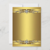 50e bruiloft Jubileum dank je kaart (Achterkant)