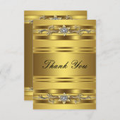 50e bruiloft Jubileum dank je kaart (Voorkant / Achterkant)