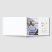 50e bruiloft Jubileum Elegant 50 Golden Years Gastenboek (Volledig)