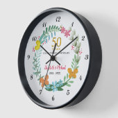 50e bruiloft - Jubileum Floral Butterfly (Hoek)