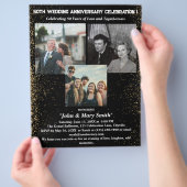 50e bruiloft Jubileum Flyer (Hand)