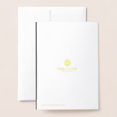 50e bruiloft Jubileum Folie Kaart (Met envelop)