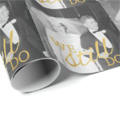 50e bruiloft Jubileum foto - we doen nog steeds Cadeaupapier (Rol Hoek)