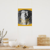 50e bruiloft Jubileum foto - we doen nog steeds Poster (Keuken)