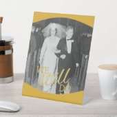 50e bruiloft Jubileum foto - we doen nog steeds Reclamebord Met Voetstuk (Insitu)