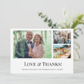 50e bruiloft Jubileum foto's Liefde & Bedankt (Staand voorkant)