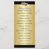 50e bruiloft Jubileum Gelofte Vernieuwing Programm Programmakaart (Achterkant)