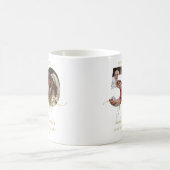 50e bruiloft Jubileum Gold 2 foto Koffiemok (Center)