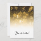 50e bruiloft Jubileum Gold Holiday Sparkle Kaart (Achterkant)