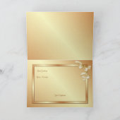 50e bruiloft Jubileum - Goud Kaart (Binnen)