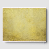 50e bruiloft Jubileum Gouden Bloemen Gastenboek (Achterkant)