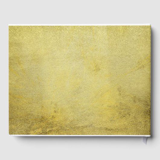 50e bruiloft Jubileum Gouden Bloemen Gastenboek (Achterkant)