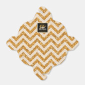 50e bruiloft Jubileum Gouden Glitter Favor Box Bedankdoosjes (Uitgevouwen)