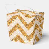 50e bruiloft Jubileum Gouden Glitter Favor Box Bedankdoosjes (Achterkant)