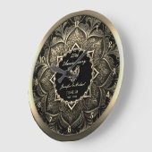 50e bruiloft Jubileum grote klok (Hoek)