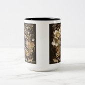 50e bruiloft Jubileum Half a Century, Love Gold Tweekleurige Koffiemok (Center)