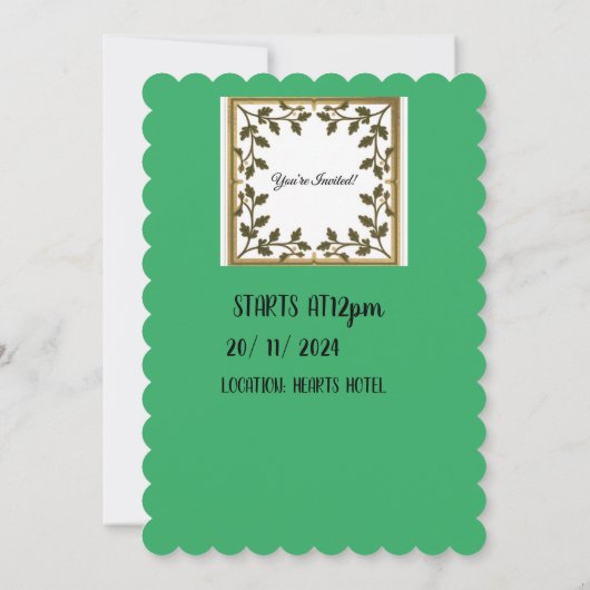 50e bruiloft Jubileum Kaart (Achterkant)