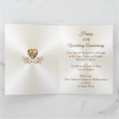 50e bruiloft Jubileum Kaart voor Ouders (Binnen)