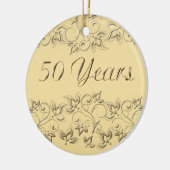 50e bruiloft Jubileum Keepomwille Ornament (Links)