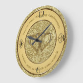 50e bruiloft Jubileum klok (Hoek)