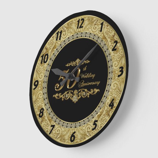 50e bruiloft Jubileum klok (Hoek)