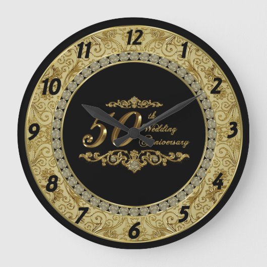 50e bruiloft Jubileum klok (Voorkant)