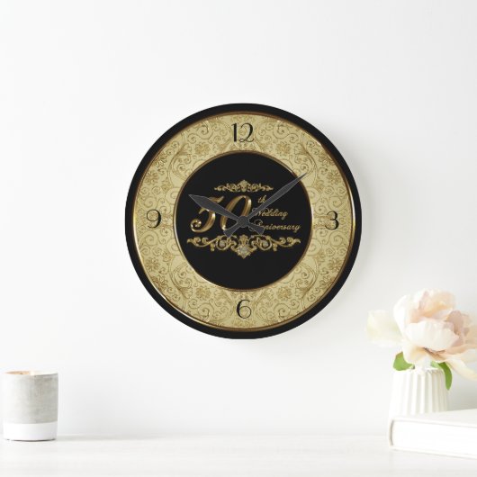 50e bruiloft Jubileum klok (Huis)