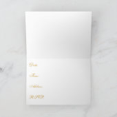 50e bruiloft Jubileum-partijkaart Bedankkaart (Binnen)