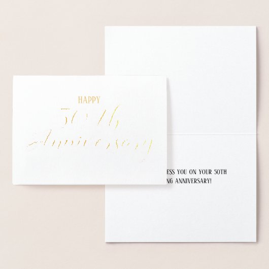 50e bruiloft Jubileum Religieuze kaart (Display)