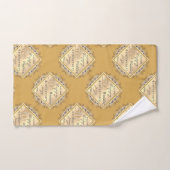 50e bruiloft Jubileum Roos Gold Towel Bad Handdoek (Handdoek)
