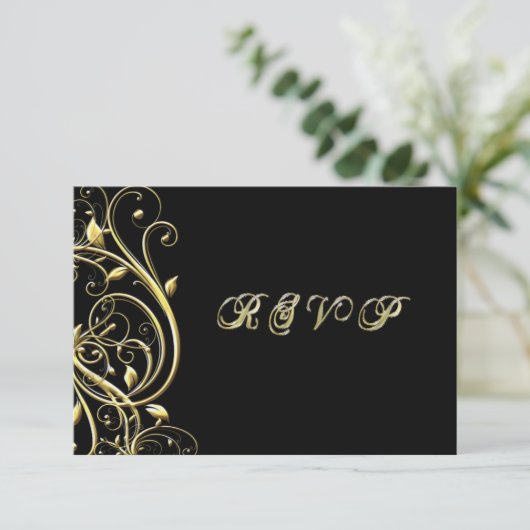 50e bruiloft Jubileum RSVP (Staand voorkant)