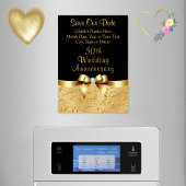 50e bruiloft Jubileum Save the Date Magnets Magnetische Uitnodiging