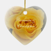 50e bruiloft Jubileum-versiering Keramisch Ornament (Achterkant)